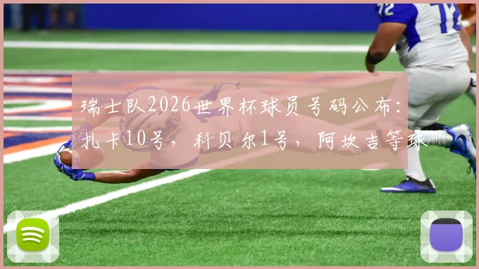 瑞士队2026世界杯球员号码公布：扎卡10号，科贝尔1号，阿坎吉等球星号码一览